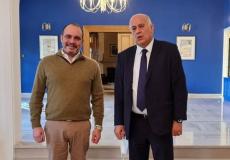 الأمير علي بن الحسين والفريق جبريل الرجوب