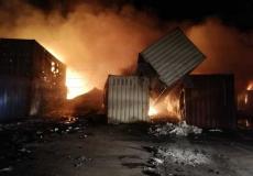 غارات إسرائيلية تستهدف الميناء التجاري السوري في اللاذقية