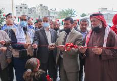 وكيل وزارة التعليم زياد ثابت يفتتح مدرسة مسقط الأساسية شرق غزة