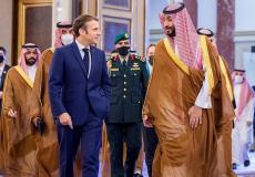ولي العهد السعودي والرئيس الفرنسي
