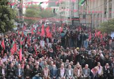 مسيرة الجبهة الشعبية في غزة