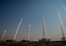 مناورة صاروخية إيرانية منتصف كانون الثاني/يناير الماضي (أ.ب.)