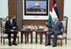 الرئيس محمود عباس وبلينكن