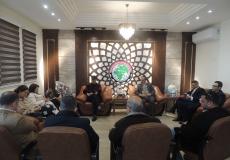 جمعية رجال الأعمال تبحث مع الـ UNOPSتسهيل دخول المواد الخام لغزة