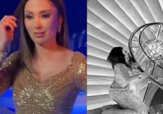 شاهد لحظة سقوط وفاء الكيلاني قبل تقديم حفل Joy Awards