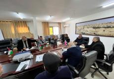 اجتماع وزارة الأشغال في غزة مع اتحاد المقاولين