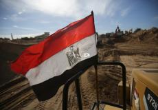 الآليات المصرية في مدينة دار مصر 3  شمال غزة