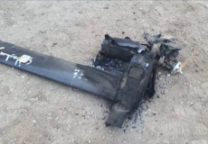 صورة لإحدى الطائرات التي نفذت الهجوم على قاعدة أمريكية بجوار مطار بغداد