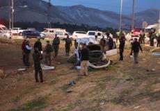 من مكان حادث السير في أريحا