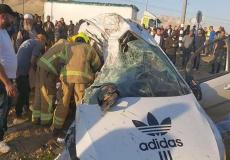 حادث السير المروع شمال اريحا