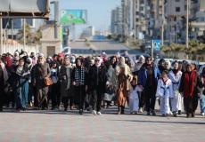 تنفيذ مسير رياضي نسوي على شاطئ بحر غزة لمسافة 2 كم