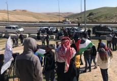 الاحتلال يقمع وقفة تضامنية مع أهالي النقب