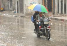 طقس فلسطين - أمطار غزة