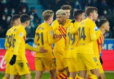 ترتيب الدوري الإسباني بعد فوز برشلونة على ألافيس