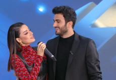 رحمة رياض تحتفل بيوم ميلاد خطيبها