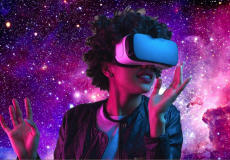 صورة توضيحية للعالم الافتراضي الذي نظمت عليه شركة فيس بوك حفلا غنائيا