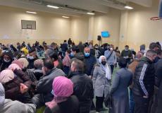 إحدى مراكز فحص كورونا في الضفة