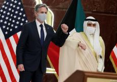 وزير الخارجية الأميركي انتوني بلينكن ونظيره الكويتي أحمد الصباح