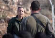 أفيف كوخافي خلال زيارة وحدة "ايغور" العسكرية