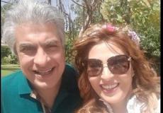 وائل الابراشي وزوجته