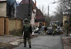 آثار العملية الروسية ضد أوكرانيا في اليوم الثاني لها