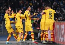 برشلونة تقصى نابولي من الدوري الأوروبي وتتأهل لدور الـ 16