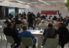 مشاركون في ندوة حوارية بغزة حول مبادرة الديمقراطية