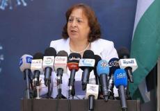 وزيرة الصحة : الخطر المحدق بالصحة العامة في غزة ينذر بكارثة صحية محققة