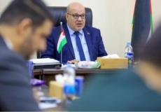 جلسة لجنة العمل الحكومي في غزة