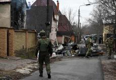 شوارع العاصمة كييف تشهد اقتتالا مع الجيش الروسي