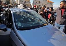 سيارة الشهداء الثلاثة في نابلس