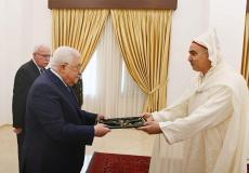 الرئيس عباس يتقبل أوراق اعتماد رئيس مكتب تمثيل المملكة المغربية