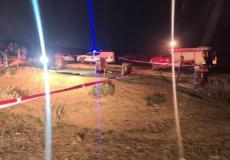 من مكان الحادث