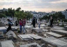مقبرة في غزة - ارشيف