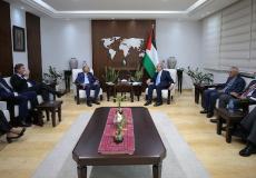 رئيس الوزراء الفلسطيني محمد اشتية يلتقي مع وفد من الإدارة الاقليمية للبنك الدولي