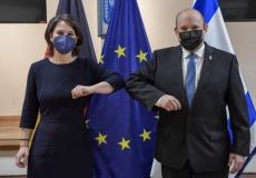 لقاء نفتالي بينيت بوزيرة الخارجية الألمانية