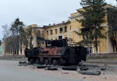 مشاهد من المعارك في أوكرانيا