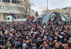 إضراب ومسيرة شاحنات في الخليل احتجاجا على ارتفاع الأسعار