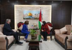 اجتماع وزيرة الصحة برئيسة مجلس النواب الأميركي