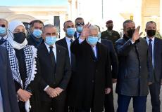 بمشاركة الرئيس عباس.. تشييع جثمان القائد جمال محيسن من مقر الرئاسة