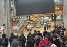 صورة بعد حادثة اطلاق النار في محطة القطارات في باريس