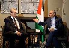 لقاء اشتية مع بوغدانوف