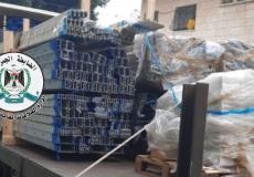 ضبط أكثر من 2.5 طن ألمنيوم من إنتاج المستوطنات في قلقيلية
