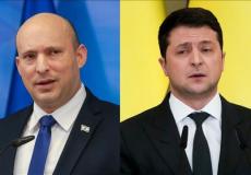 بينت والرئيس الأوكراني زيلينسكي