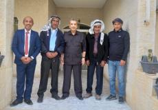 الطيراوي يستقبل وفداً من وجهاء عرب الكعابنة