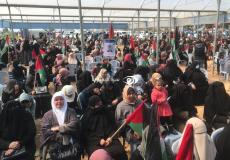 إحياء فعالية ذكرى يوم الأرض بمنطقة ملكة شرق غزة