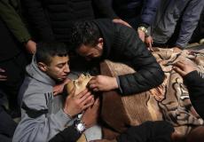 وداع جثمان الشهيد نادر هيثم ريان (17 عاما) في مستشفى رفيديا جراء اصابته برصاص قوات الاحتلال في مخيم بلاطة