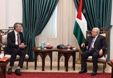 الرئيس عباس يستقبل مفوض الاونروا في رام الله