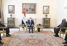 لقاء الرئيس المصري "السيسي" مع مفوض الأونروا في القاهرة