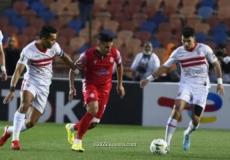 من مباراة الزمالك والوداد